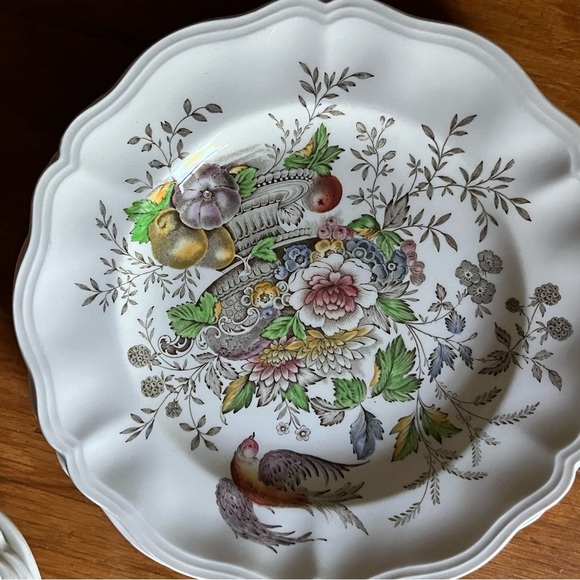 Set of Vintage Royal Doulton "Hampshire" English Harvest Bowls (4) + Plates (4) - Picture 2 of 7